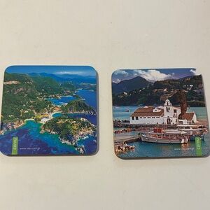 Corfu coasters